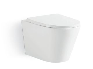 Унитаз Timo INARI TK-503 пристенный, подвесной, безободковый c сидением микролифт